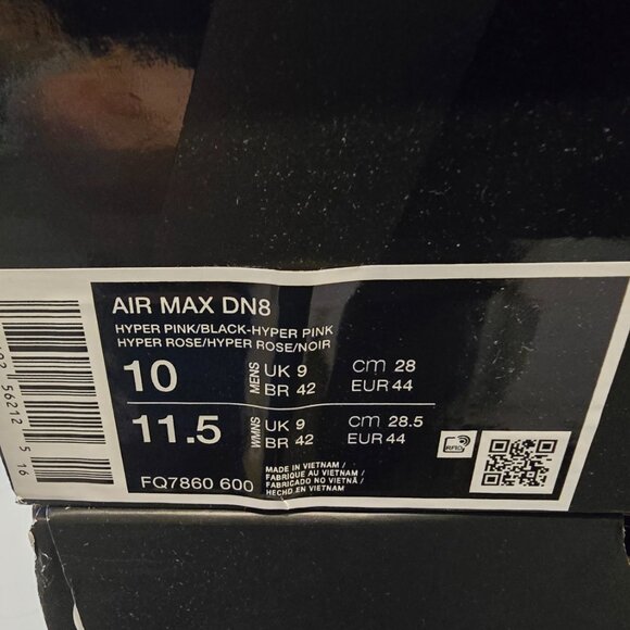 Nike Air Max Dn8 Dn Hyper Pink-Black-Hyper Pink Sneaker Men Sz 10 New FQ7860-600 - Picture 9 of 14